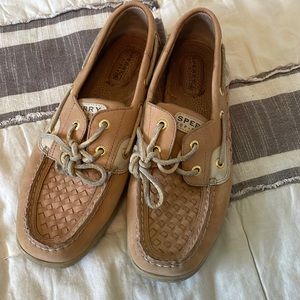 Woven Sperry Boat Shoes